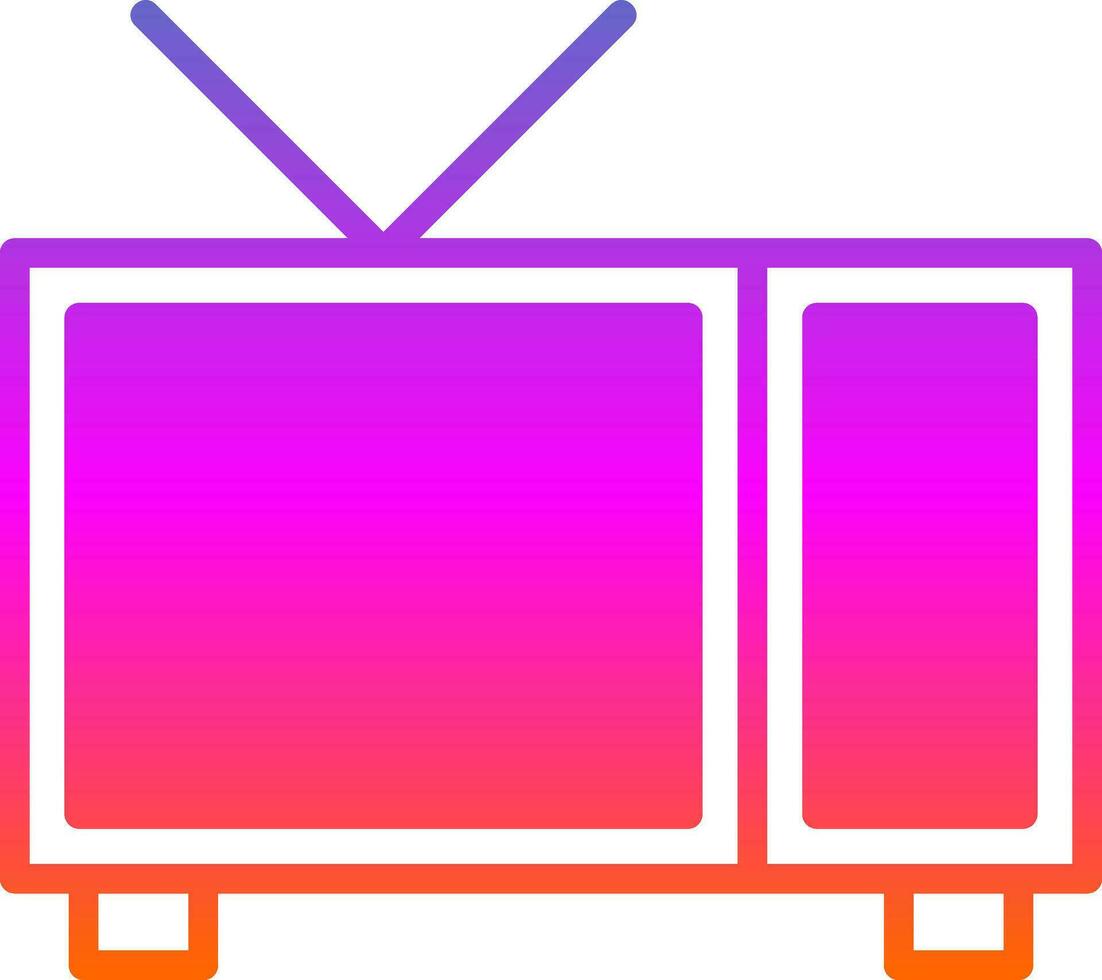 televisión espectáculo vector icono diseño