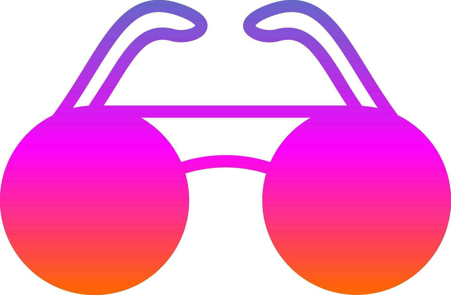 diseño de icono de vector de gafas