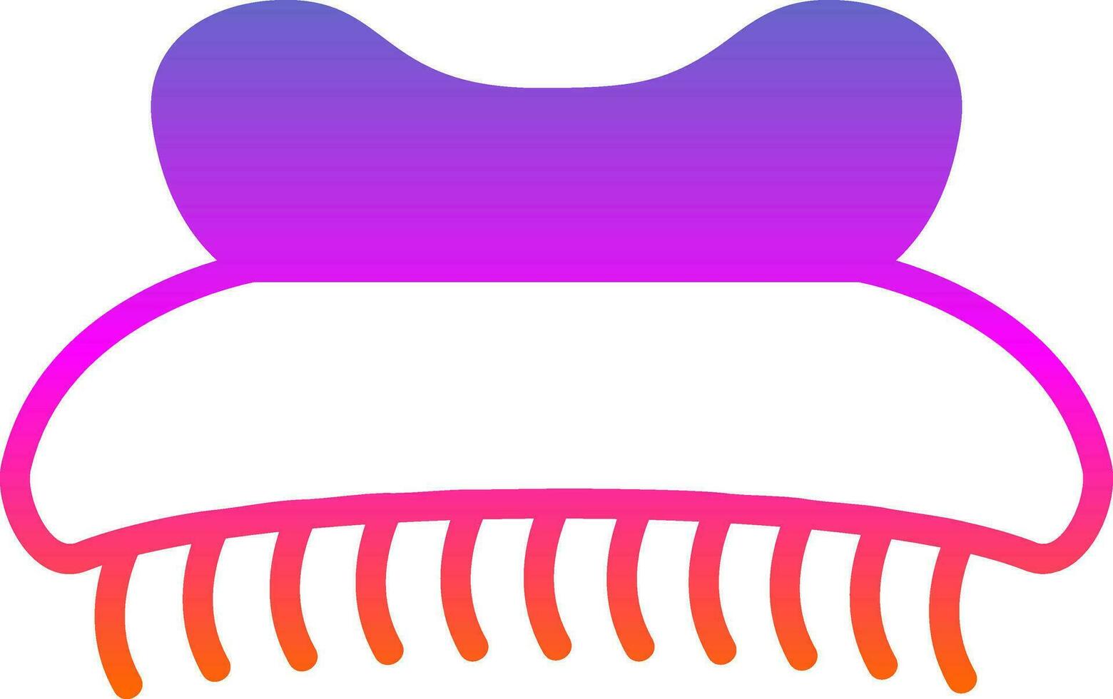 Hair clip Vector Icon Design