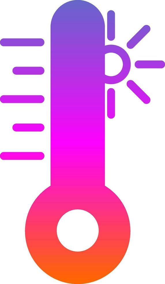 Thermometer Vector Icon Design