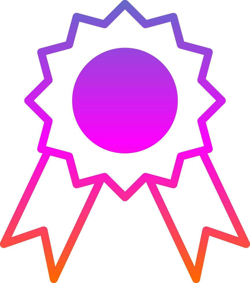 diseño de icono de vector de medalla