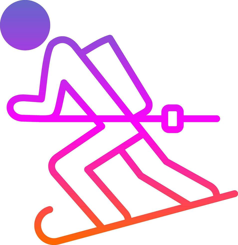 Skis Vector Icon Design