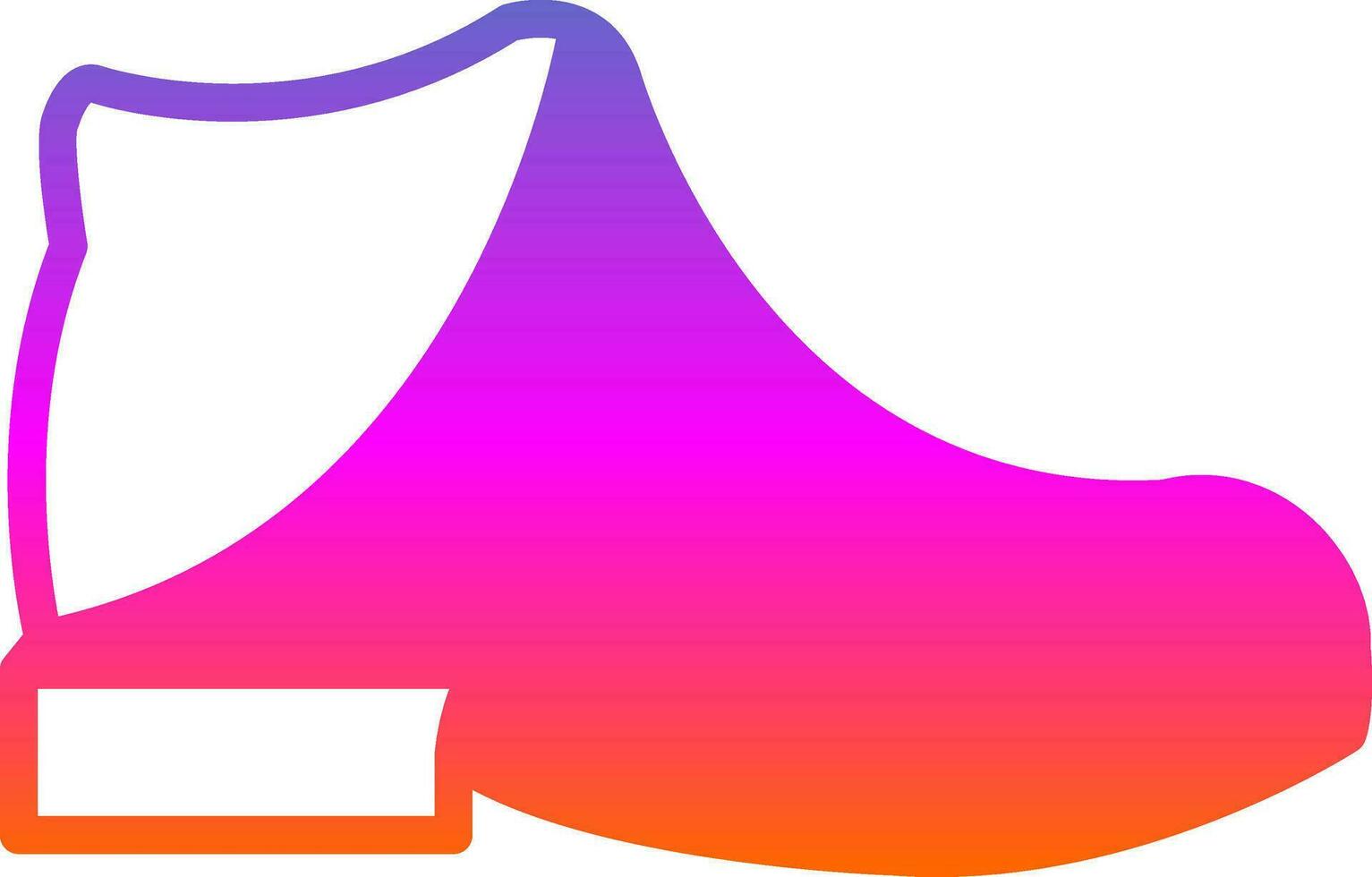 Ski boot Vector Icon Design