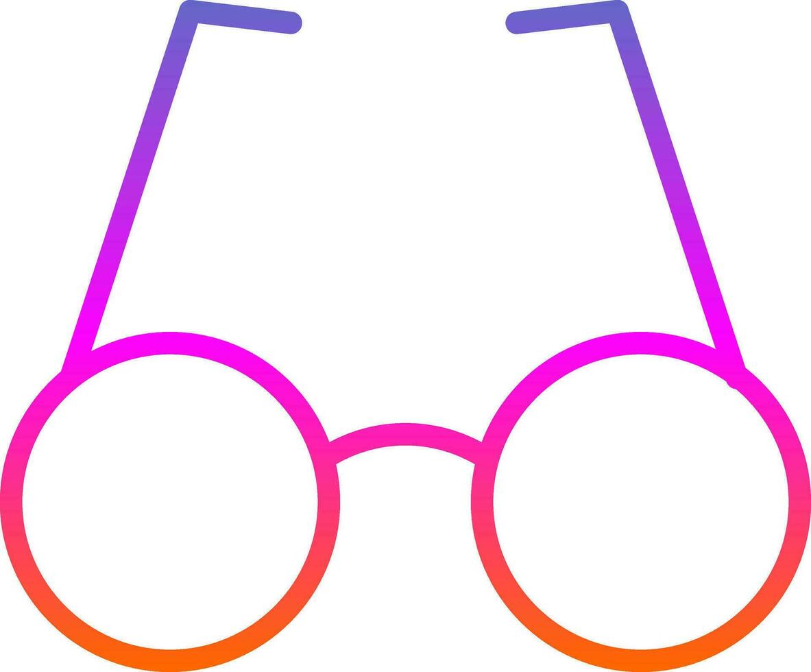 diseño de icono de vector de gafas