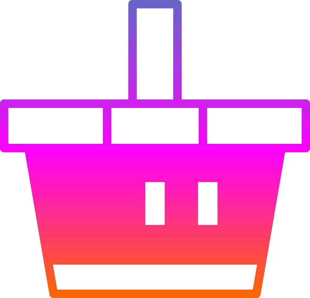 Basket Vector Icon Design