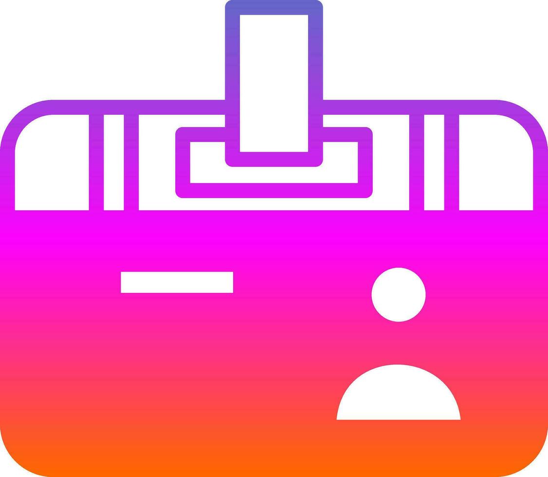 Id card Vector Icon Design