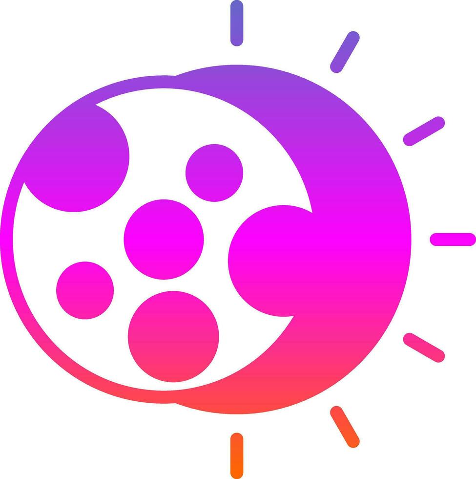 Eclipse Vector Icon Design
