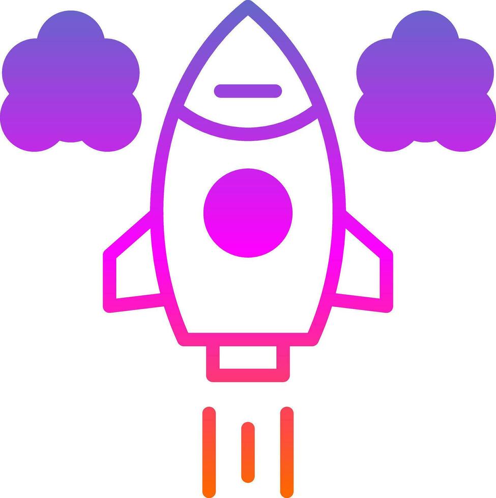 Rocket Vector Icon Design