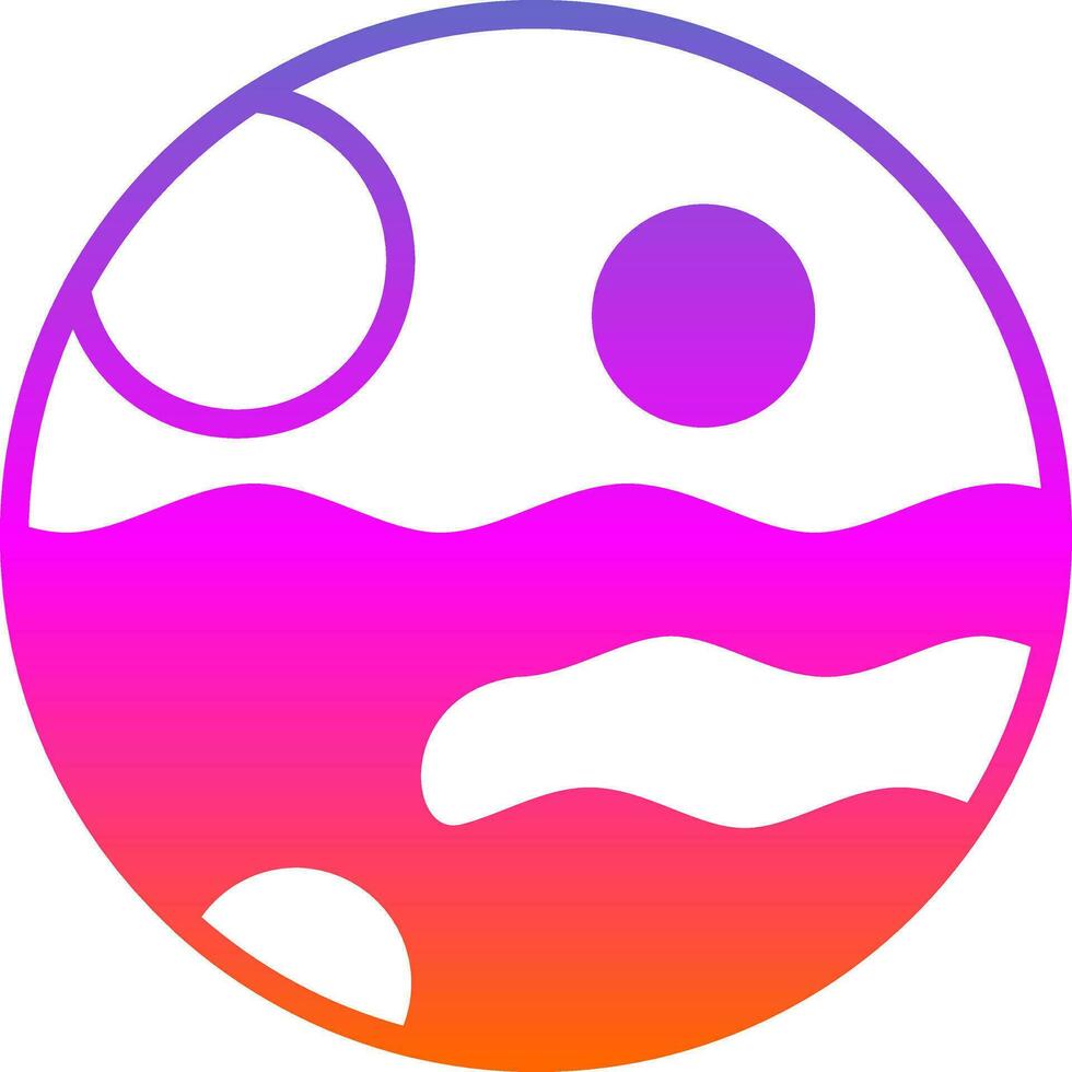 Mars Vector Icon Design