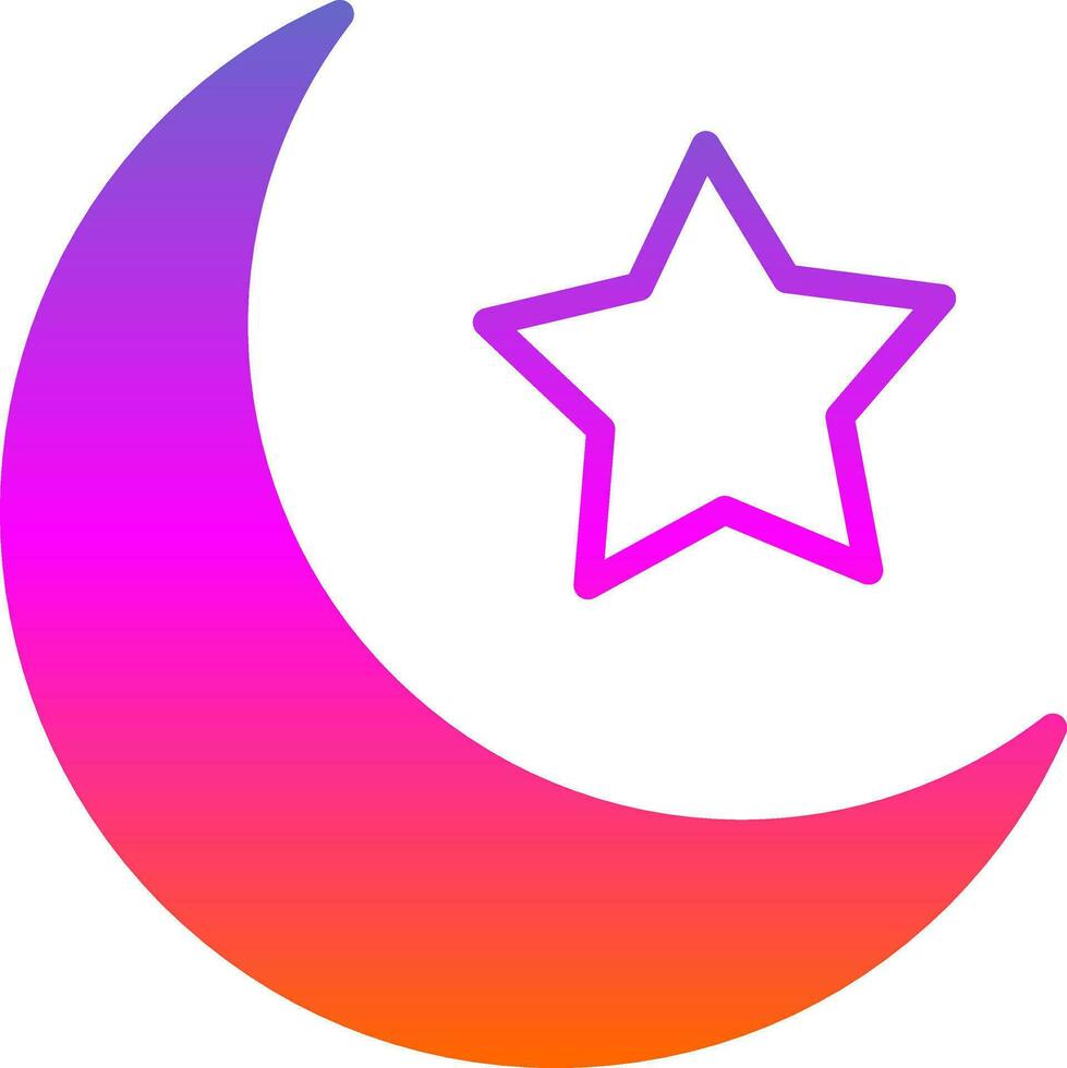 Moon Vector Icon Design