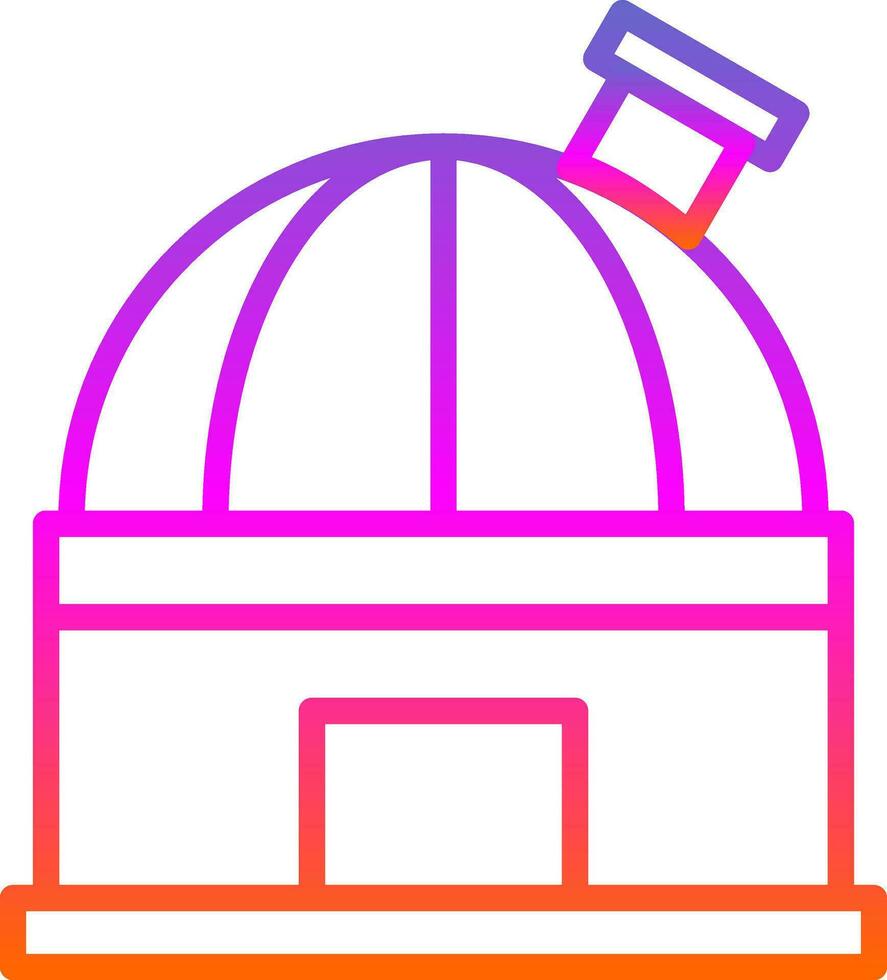Observatory Vector Icon Design