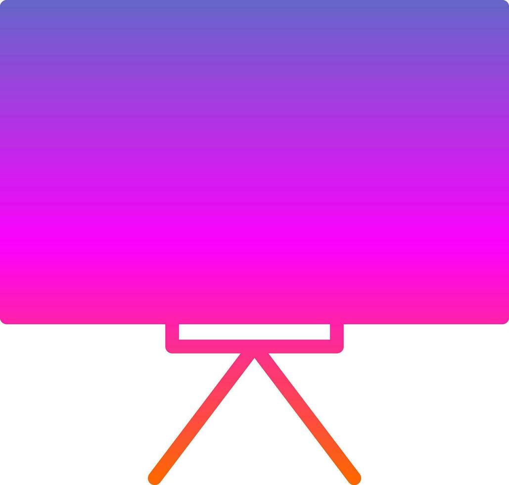 Whiteboard Vector Icon Design
