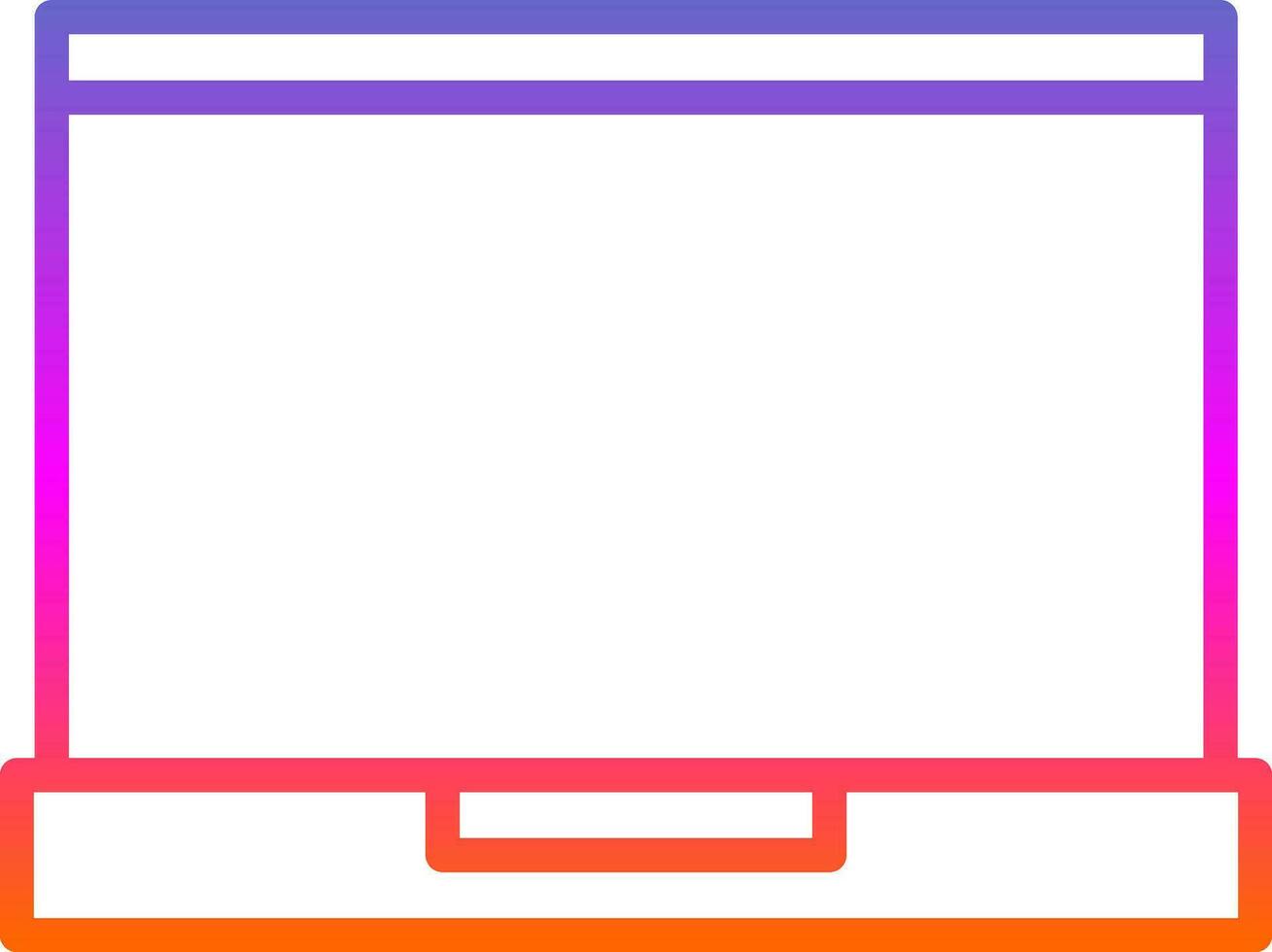 Laptop Vector Icon Design