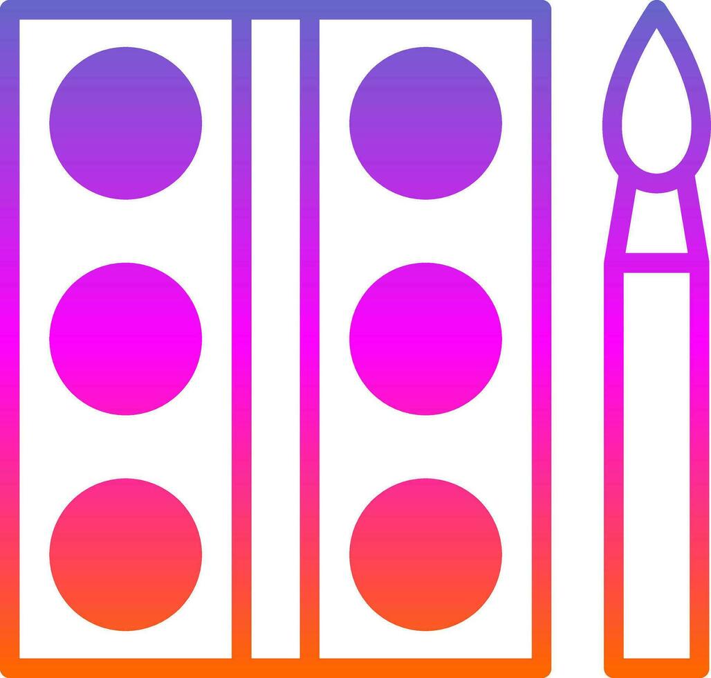 Watercolor Vector Icon Design