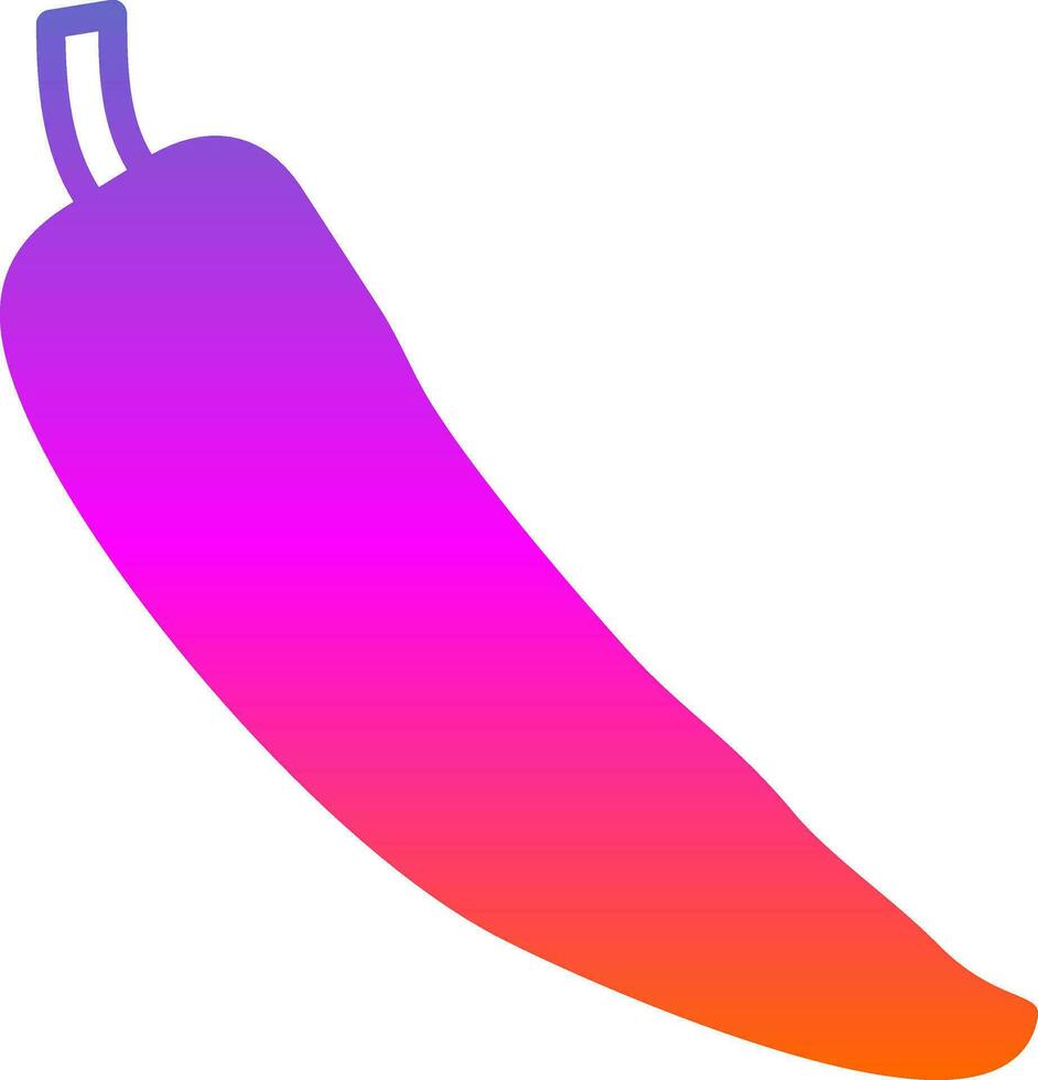 Chilli Vector Icon Design