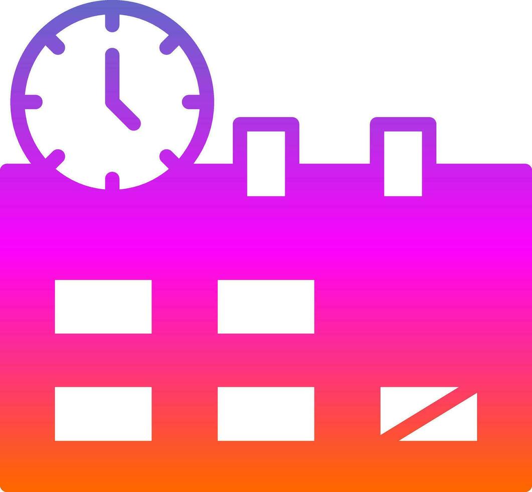 Schedule Vector Icon Design