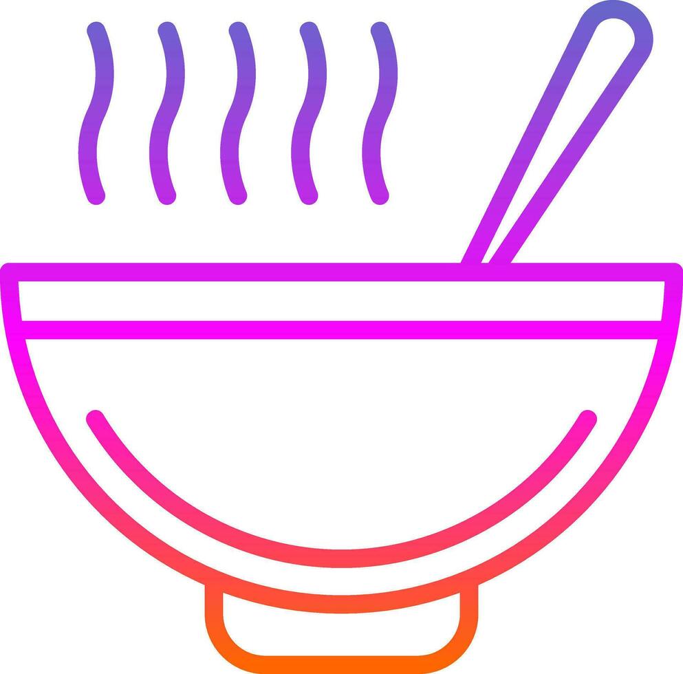 Soup Vector Icon Design