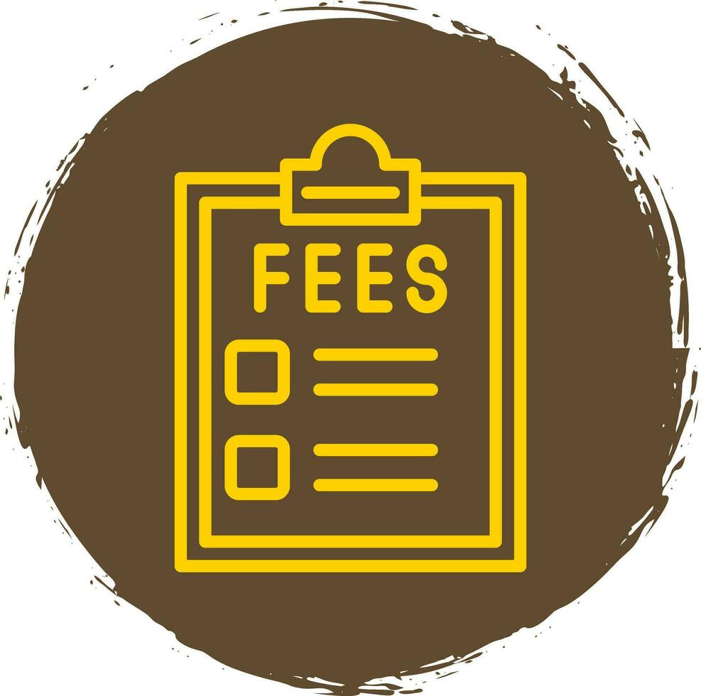 Fees Vector Icon Design