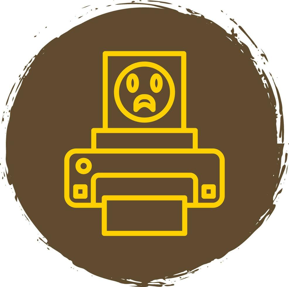 Photo print Vector Icon Design