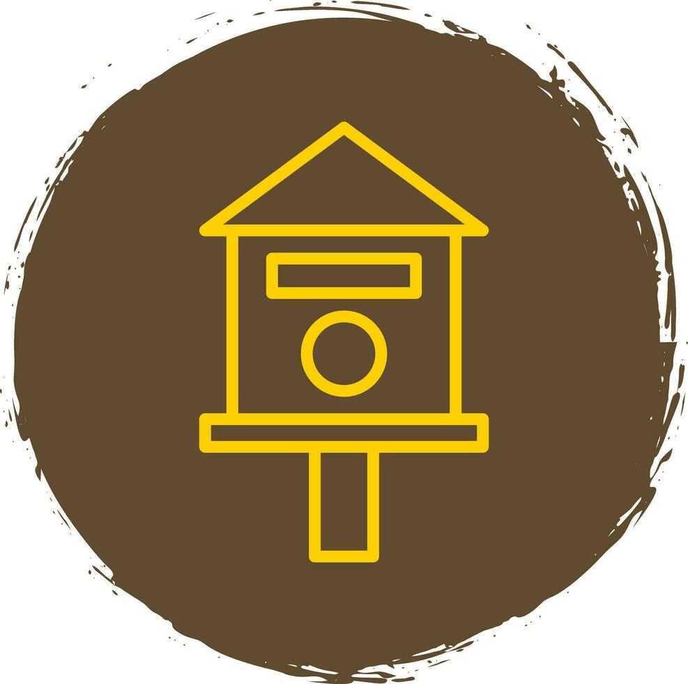 Bird house Vector Icon Design