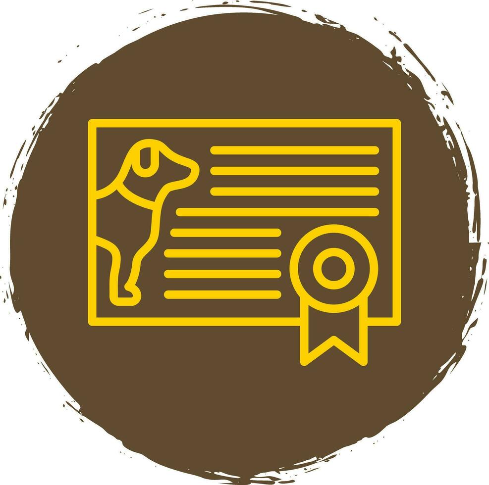 Certificate Vector Icon Design