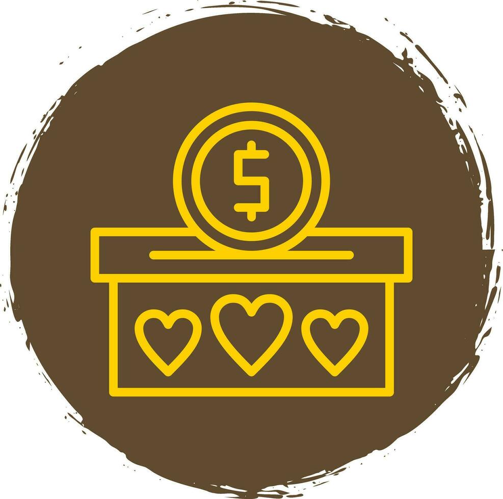 Donation Vector Icon Design