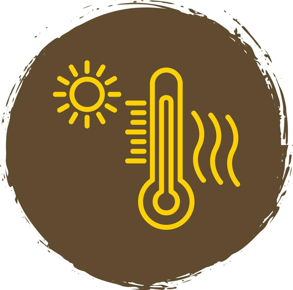 Heat wave Vector Icon Design