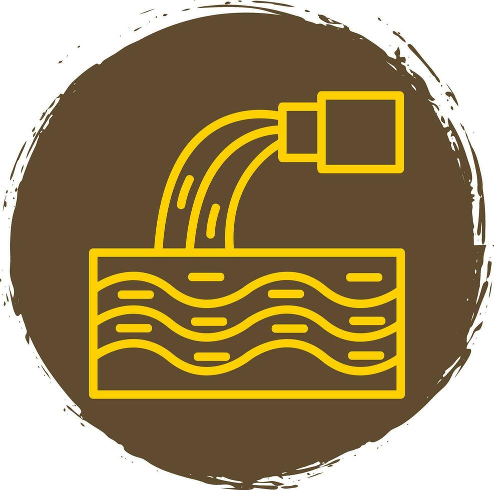 Waste water Vector Icon Design