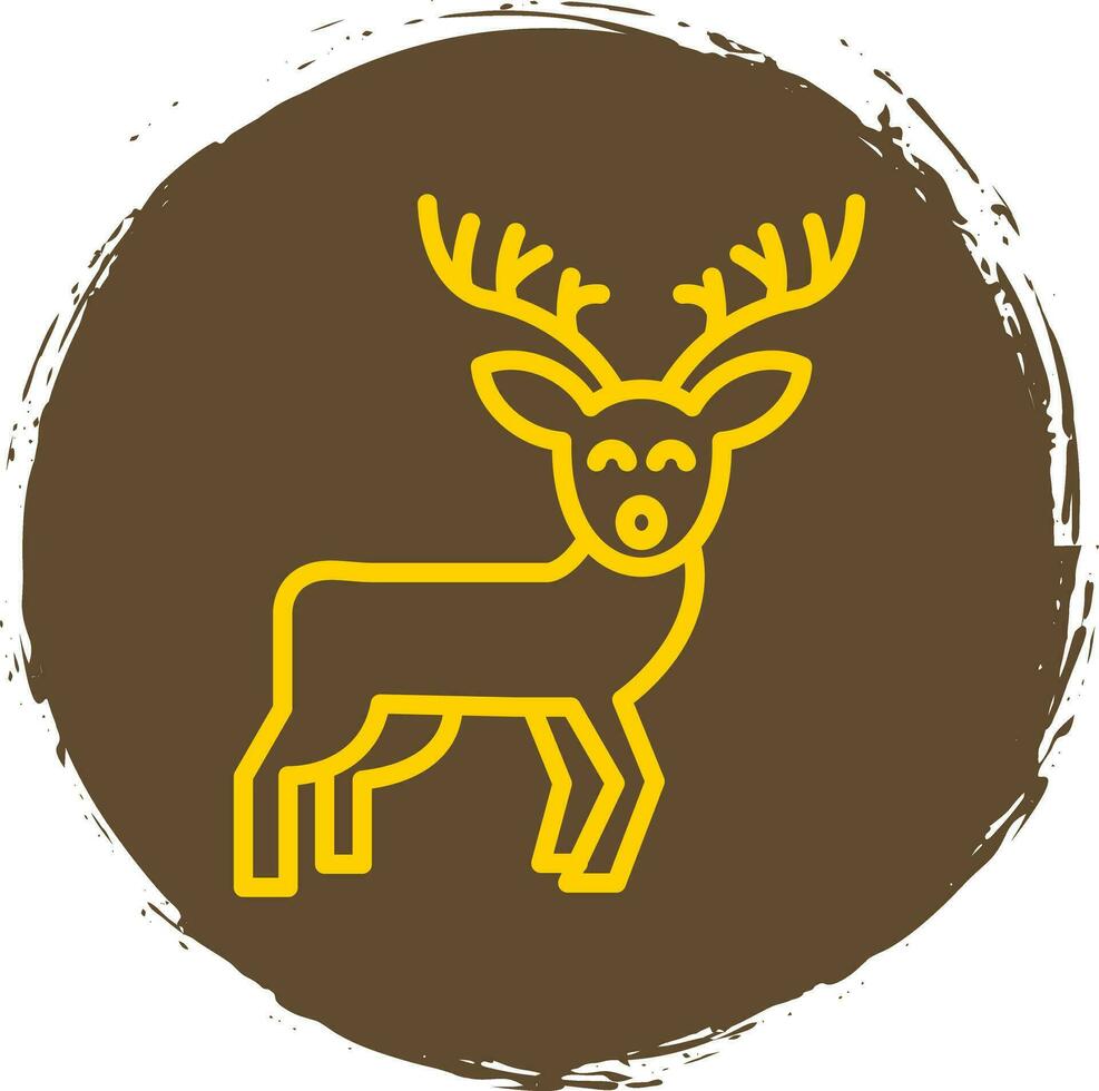 Reindeer Vector Icon Design