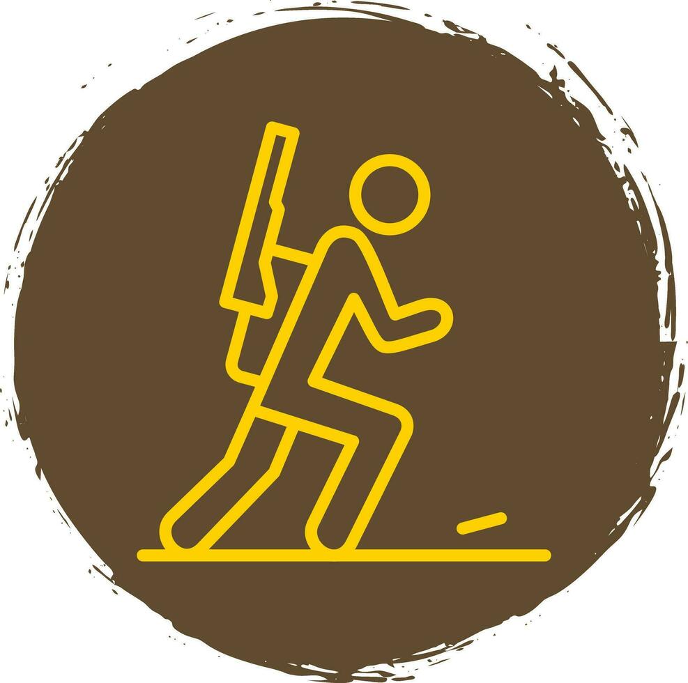 Biathlon Vector Icon Design