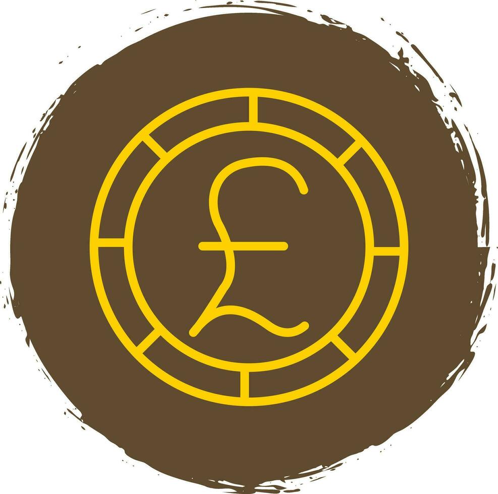 Pound Vector Icon Design