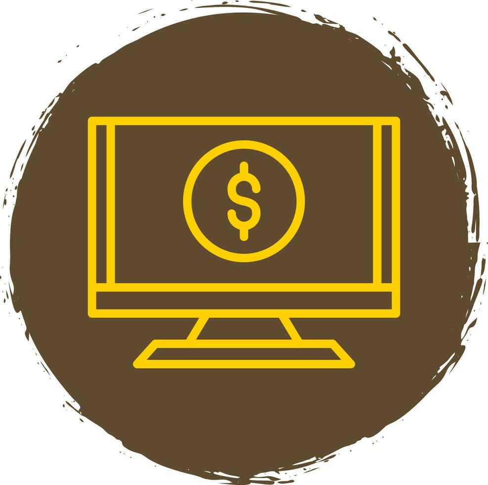 Monitor Vector Icon Design