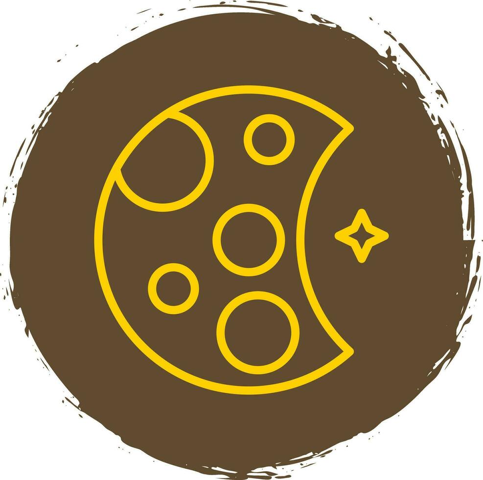 diseño de icono de vector de luna