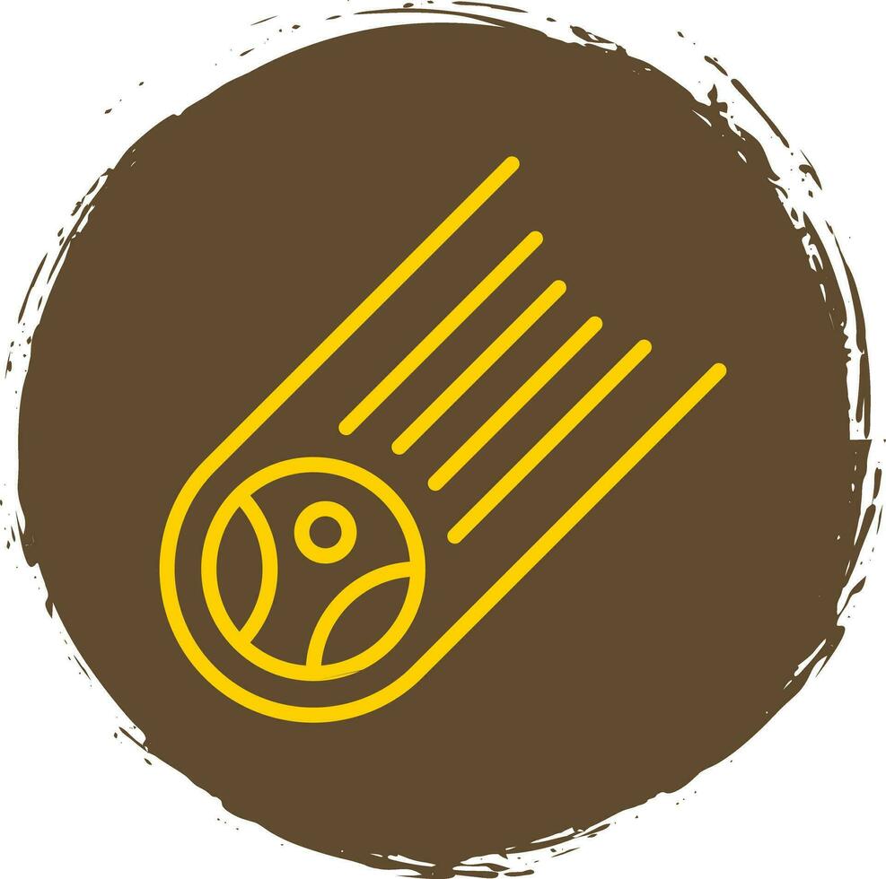 Meteorite Vector Icon Design