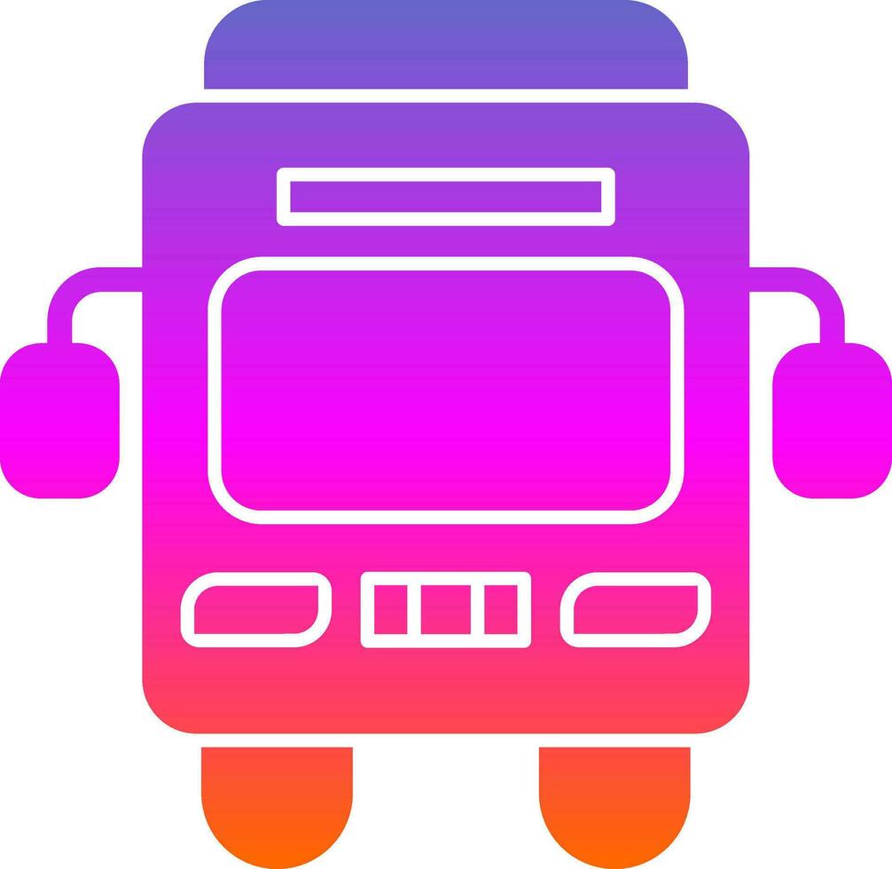 Bus Vector Icon Design