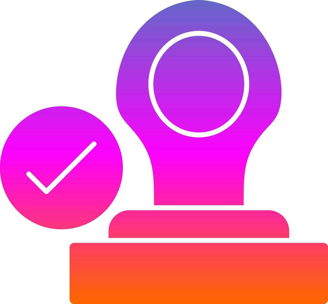 Stamp Vector Icon Design