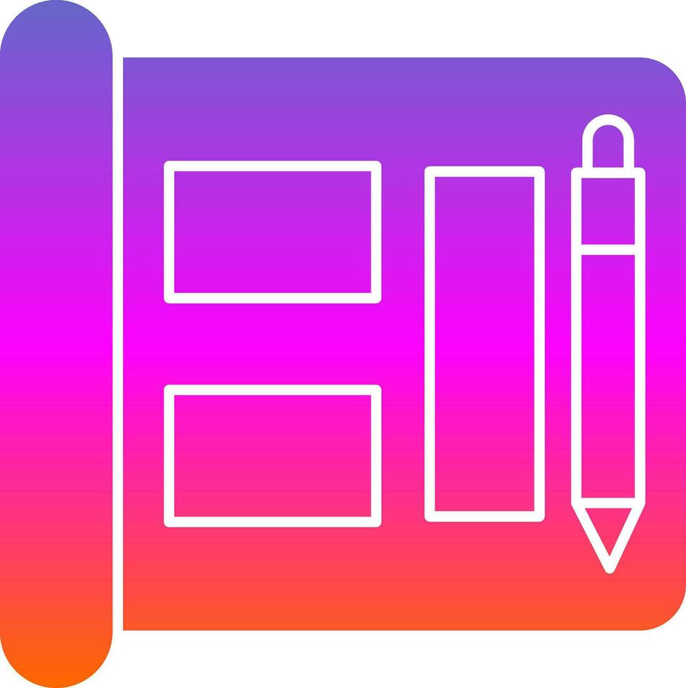 Blueprint Vector Icon Design