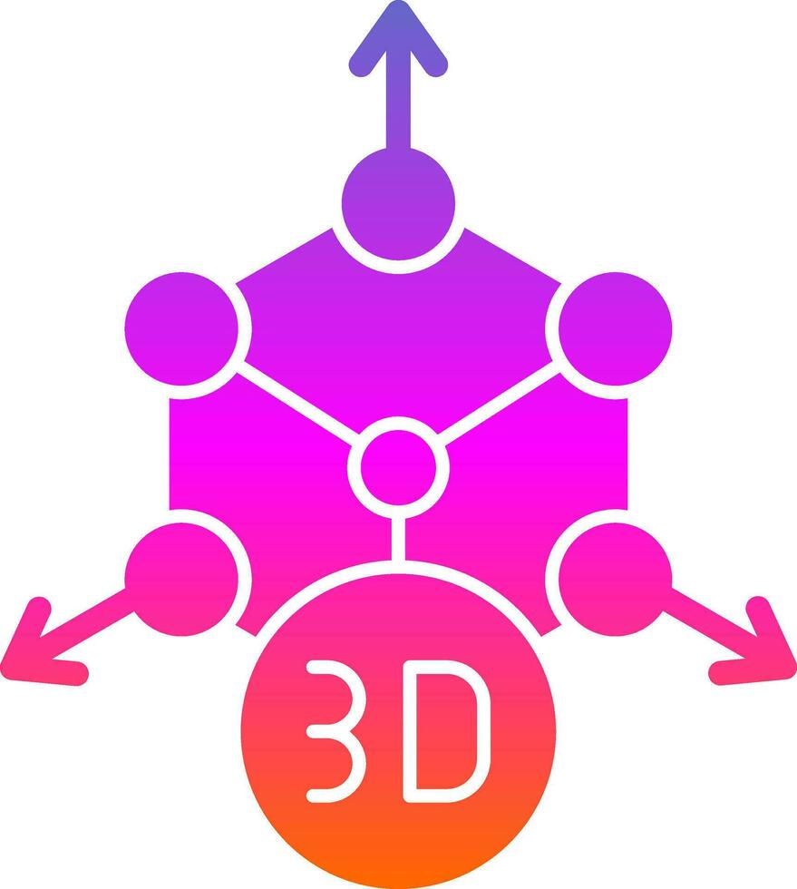 3d modeling Vector Icon Design