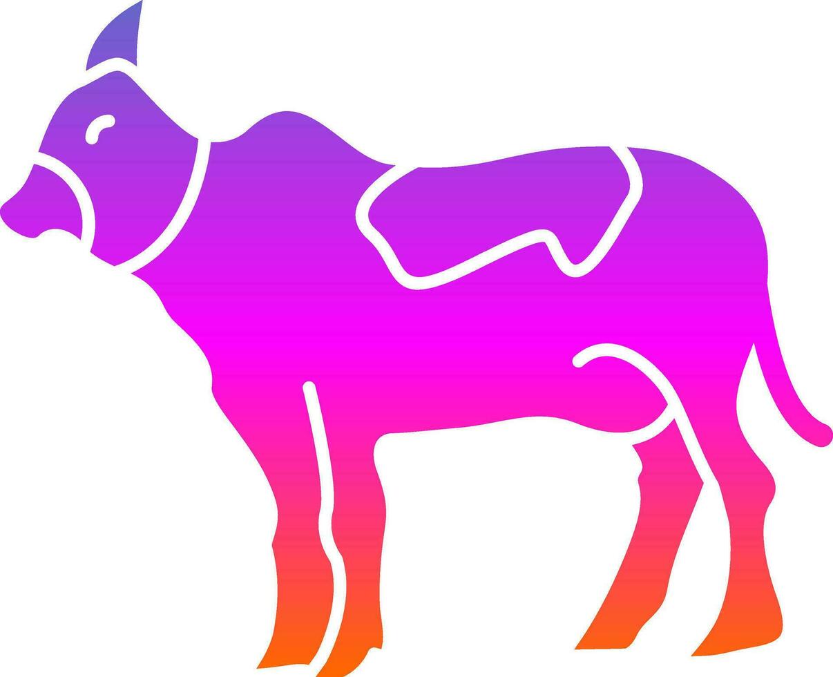 Cow Vector Icon Design