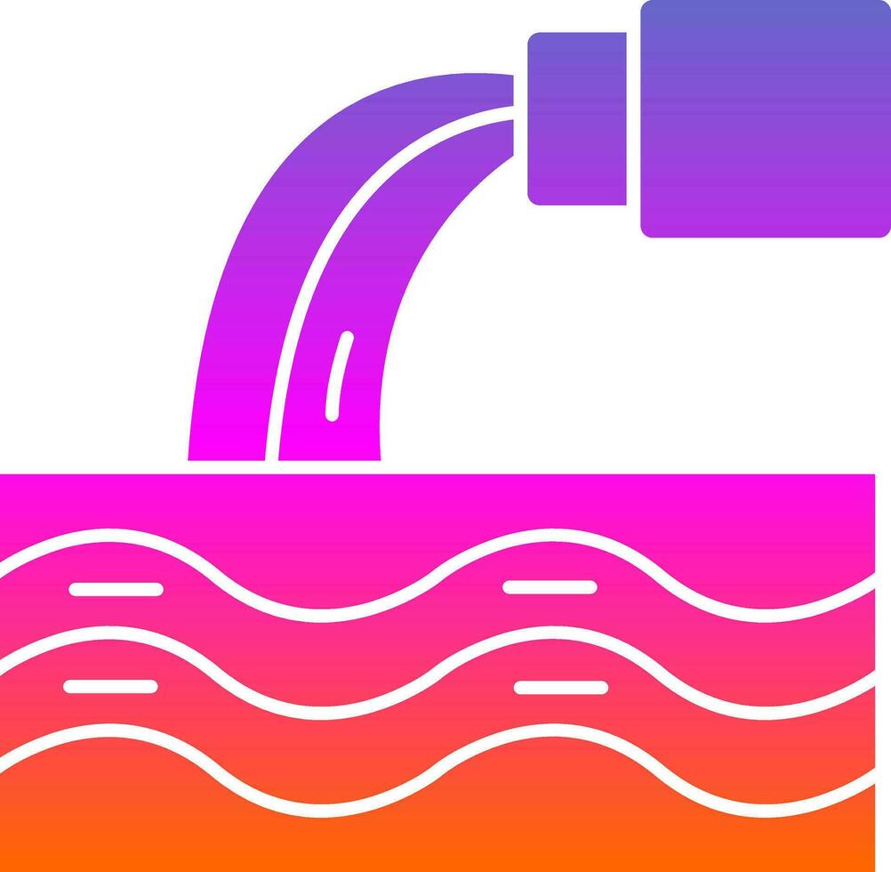 Waste water Vector Icon Design