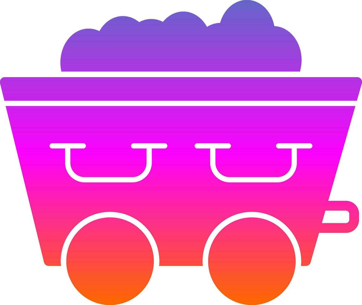 Trolley Vector Icon Design