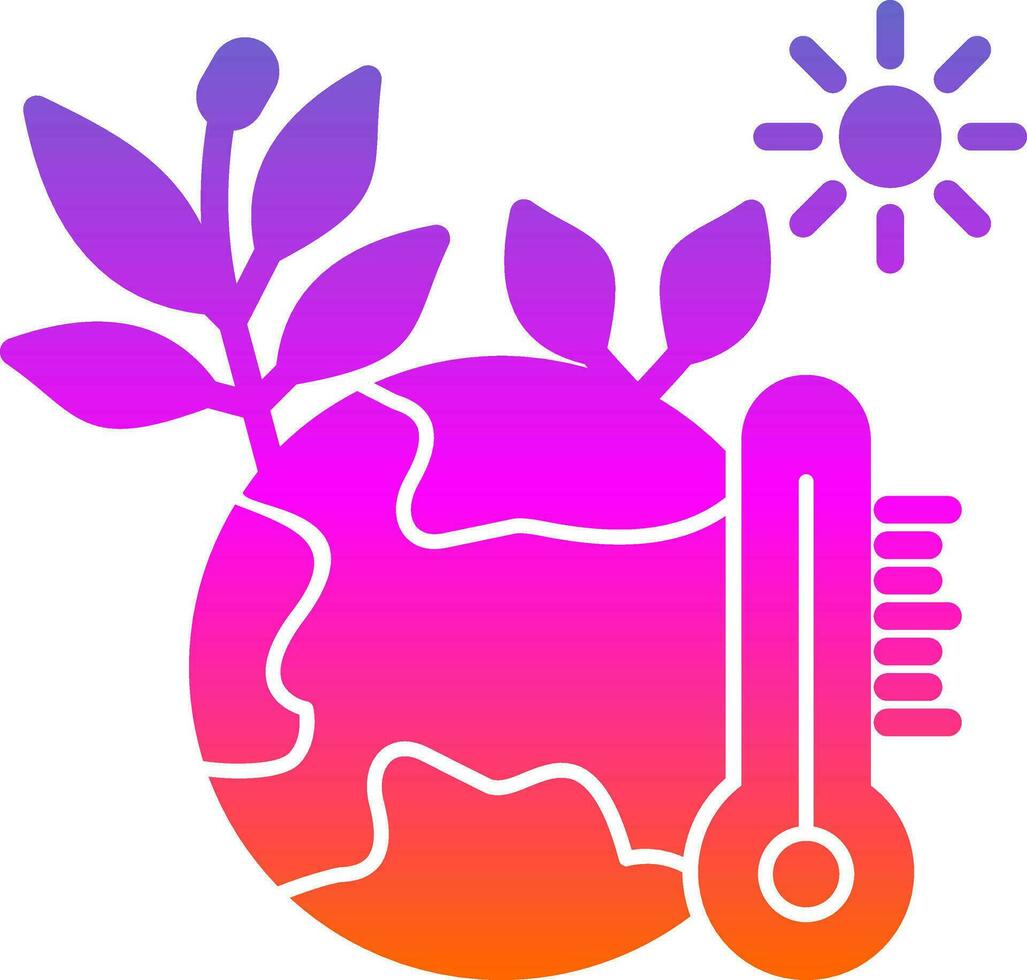 Climate change Vector Icon Design