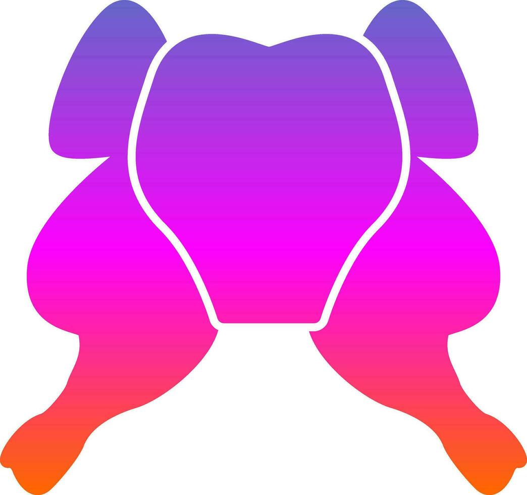 Chicken Vector Icon Design