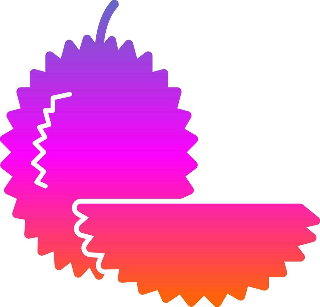 Durian vector icono diseño