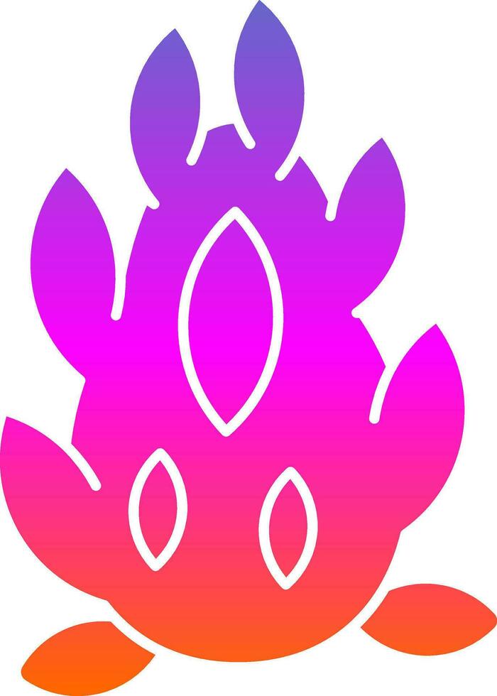 pitaya vector icono diseño