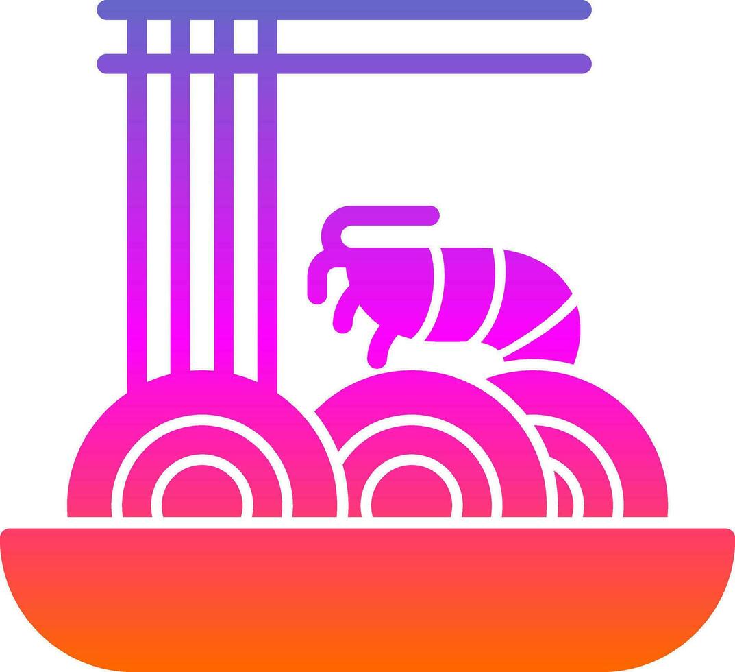 Pad thai Vector Icon Design