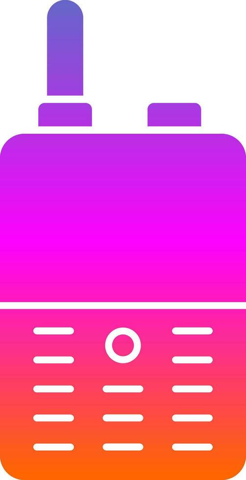 Walkie talkie Vector Icon Design