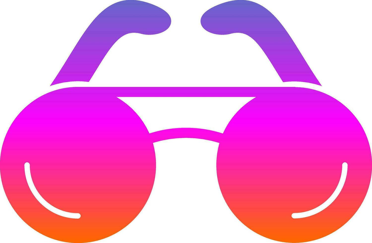 diseño de icono de vector de gafas