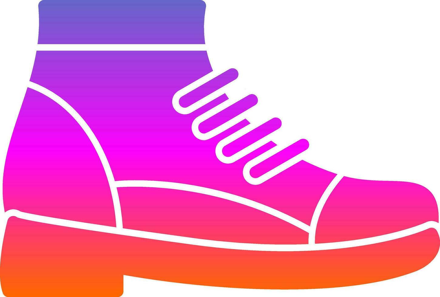 diseño de icono de vector de botas