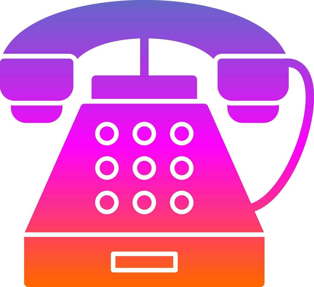 Telephone Vector Icon Design